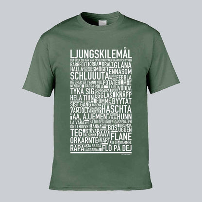 Ljungskilemål Dialekt Text T-shirt