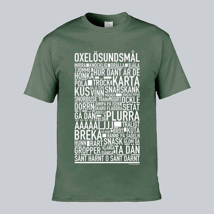 Oxelösundsmål Dialekt Text T-shirt