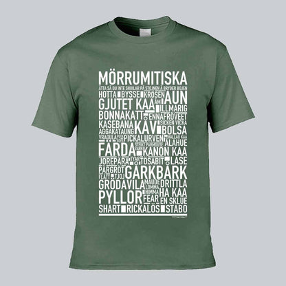 Mörrumitiska Dialekt Text T-shirt