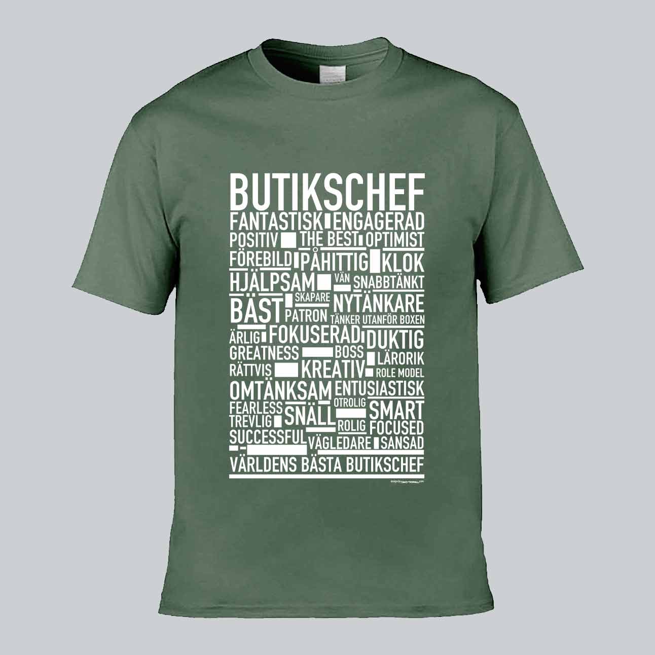 Butikschef Text T-shirt
