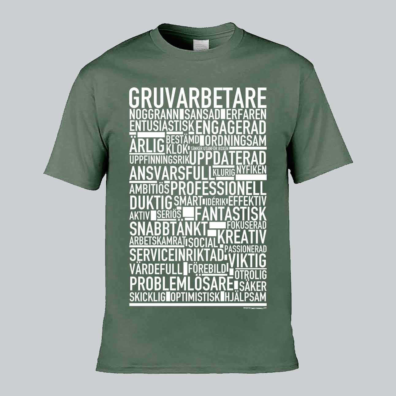 Gruvarbetare Text T-shirt