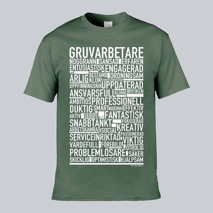 Gruvarbetare Text T-shirt