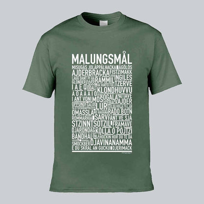 Malungsmål Dialekt Text T-shirt