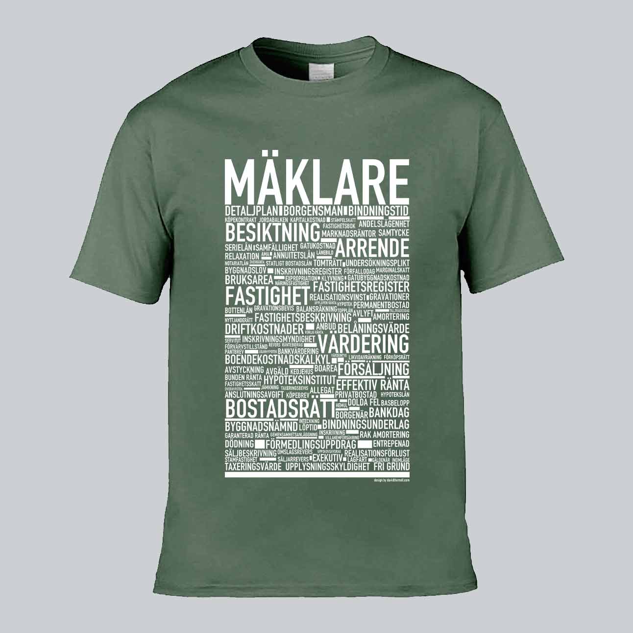 Mäklare Text T-shirt