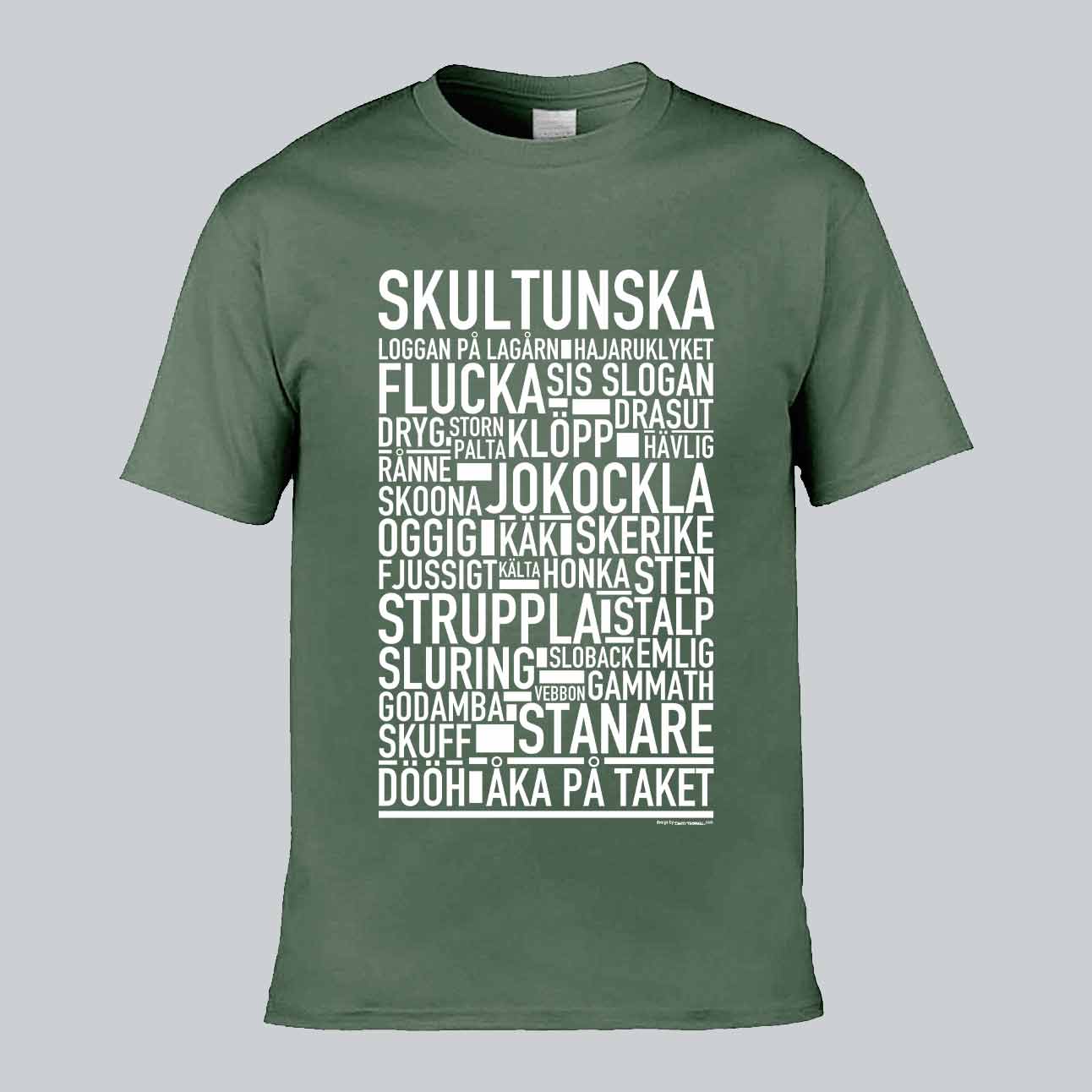 Skultunska Dialekt Text T-shirt