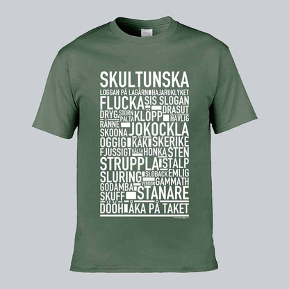 Skultunska Dialekt Text T-shirt
