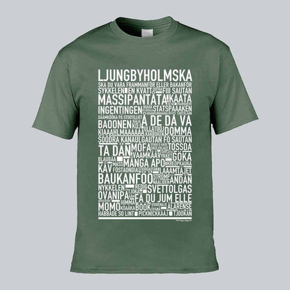 Ljungbyholmska Dialekt Text T-shirt