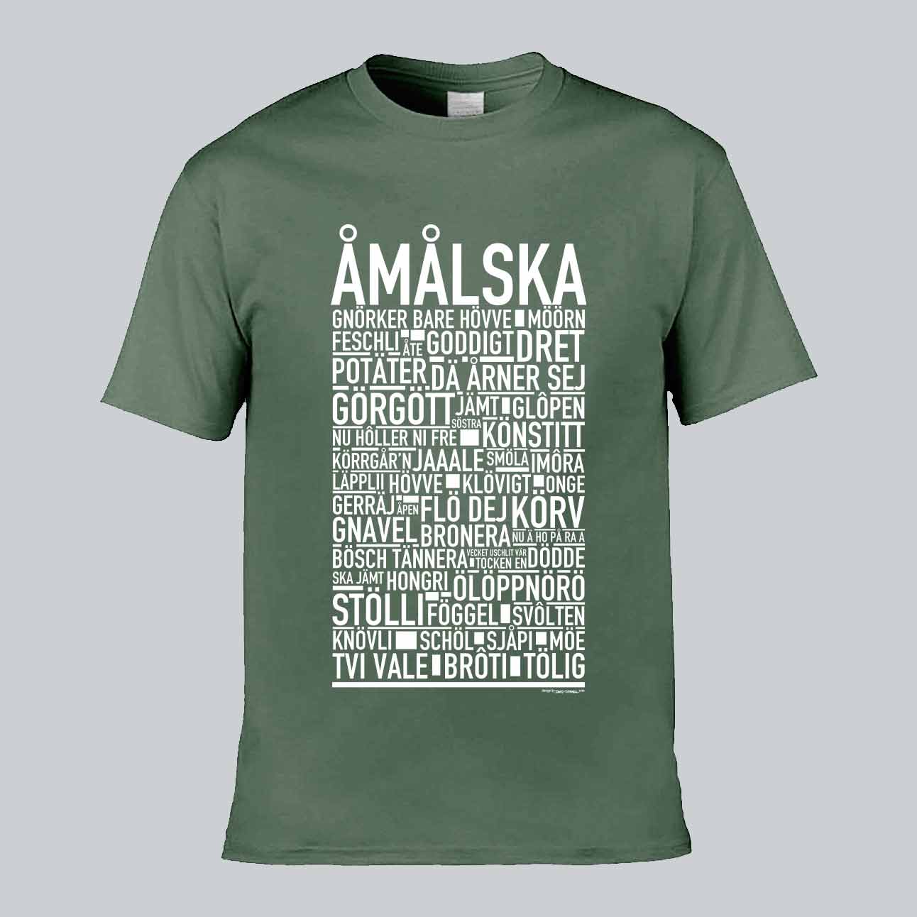 Åmålska Dialekt Text T-shirt