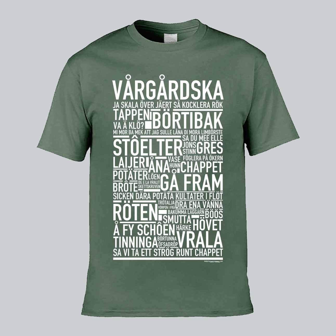 Vårgårdska Dialekt Text T-shirt