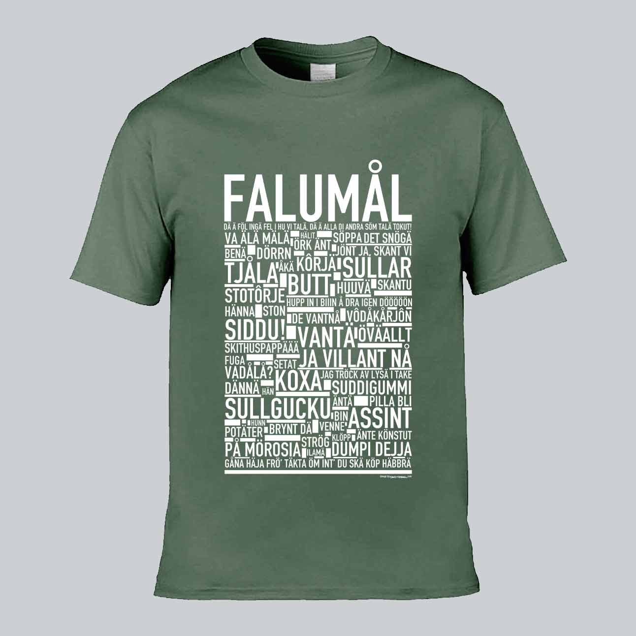 Falumål Dialekt Text T-shirt