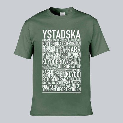 Ystadska Dialekt Text T-shirt