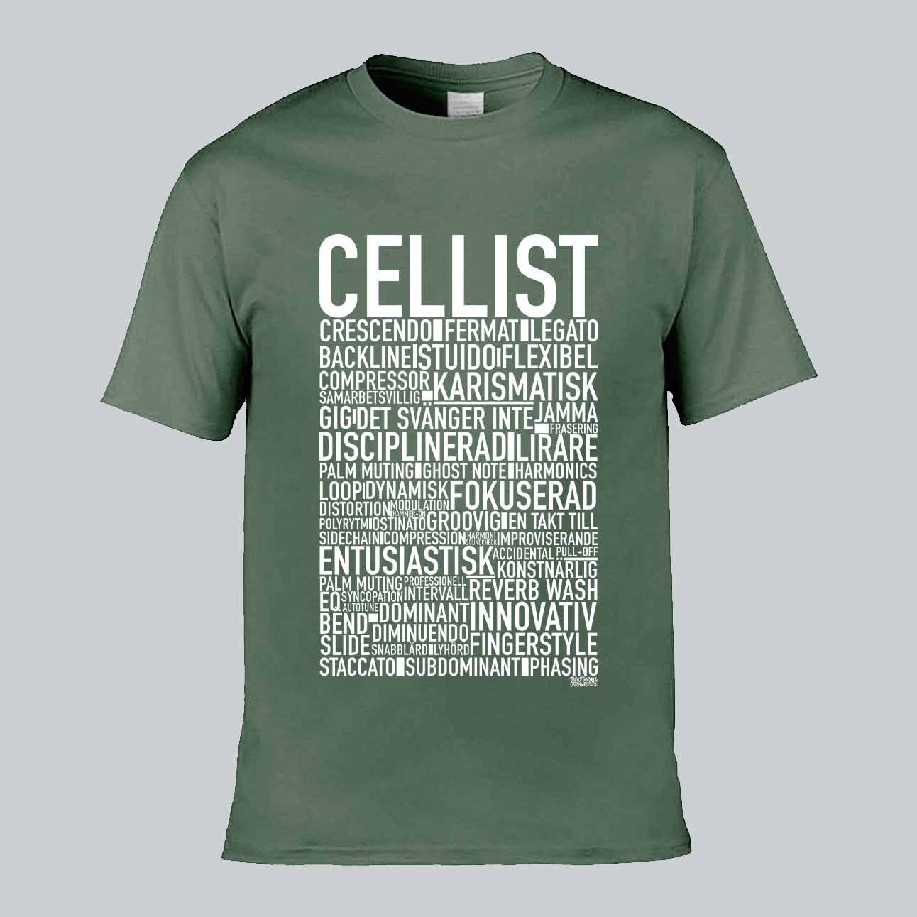 Cellist Text T-shirt