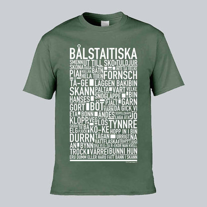 Bålstaitiska Dialekt Text T-shirt