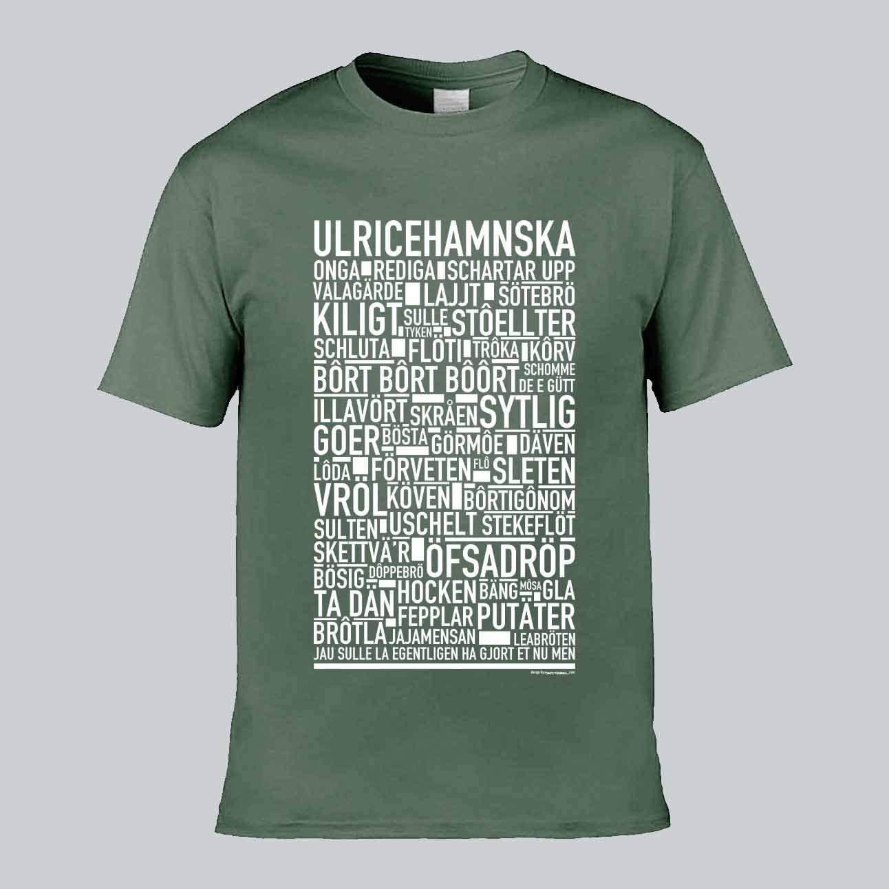 Ulricehamnska Dialekt Text T-shirt
