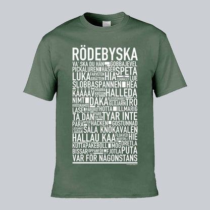 Rödebymål Dialekt Text T-shirt