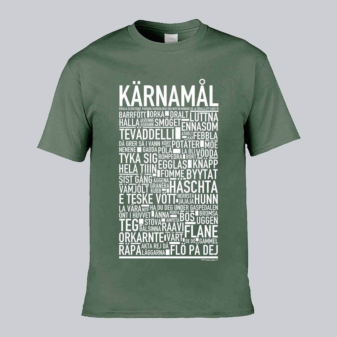 Kärnamål Dialekt Text T-shirt