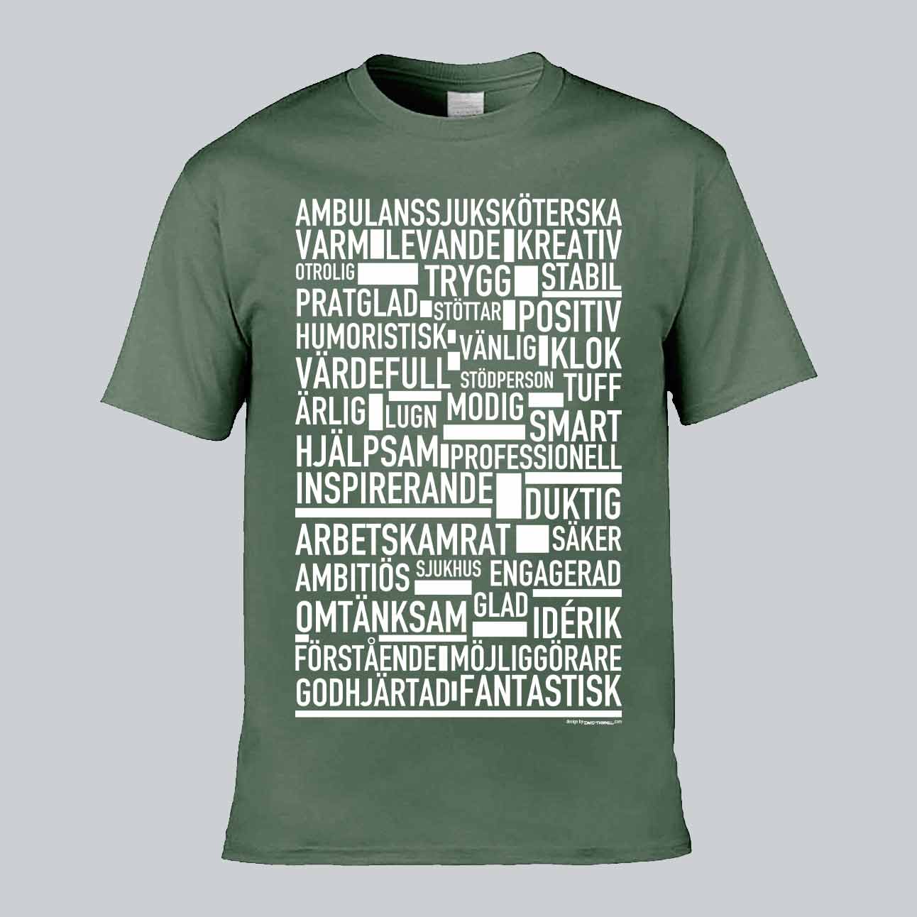 Ambulanssjuksköterska Text T-shirt