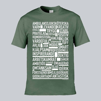 Ambulanssjuksköterska Text T-shirt