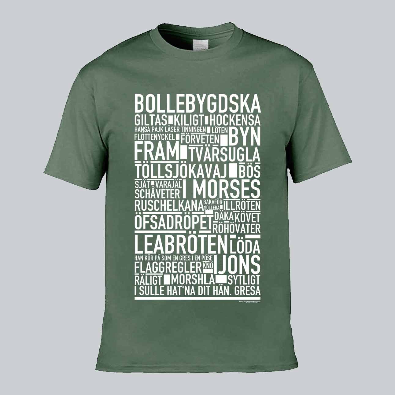 Bollebygdska Dialekt Text T-shirt