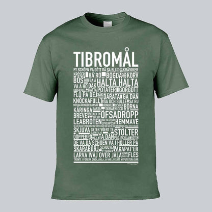 Tibromål Dialekt Text T-shirt