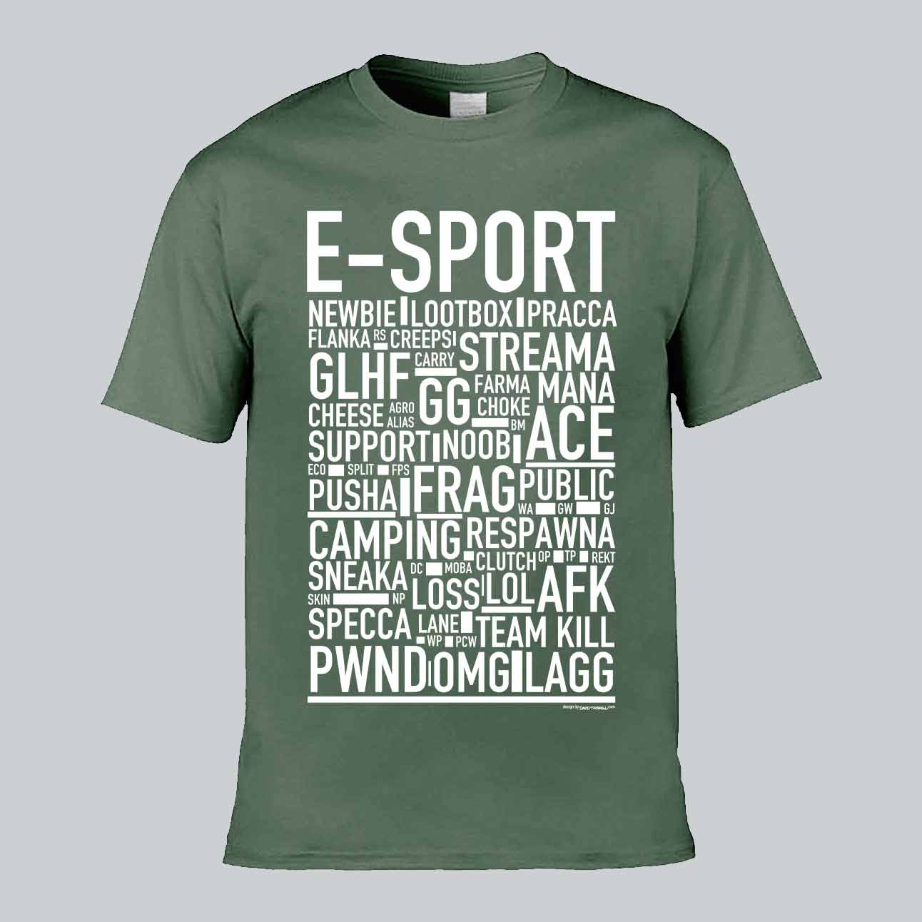 E-Sport Text T-shirt