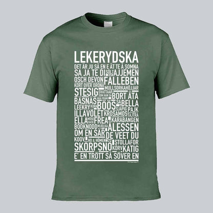 Lekerydska Dialekt Text T-shirt