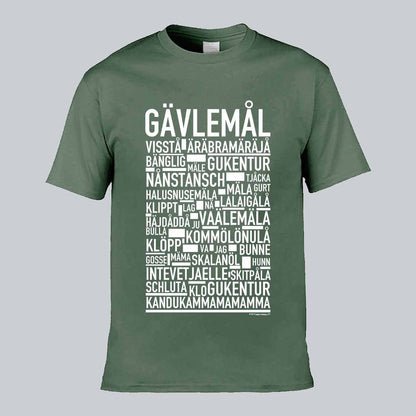 Gävlemål Dialekt Text T-shirt