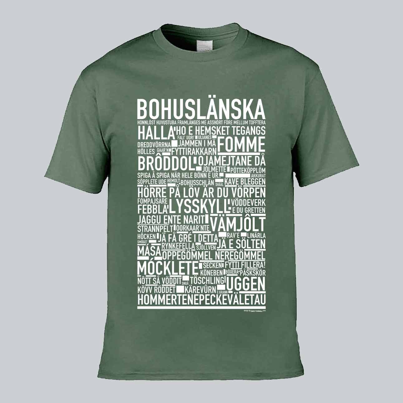 Bohuslänska Dialekt Text T-shirt