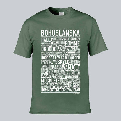 Bohuslänska Dialekt Text T-shirt