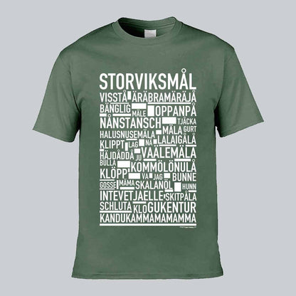 Storviksmål Dialekt Text T-shirt
