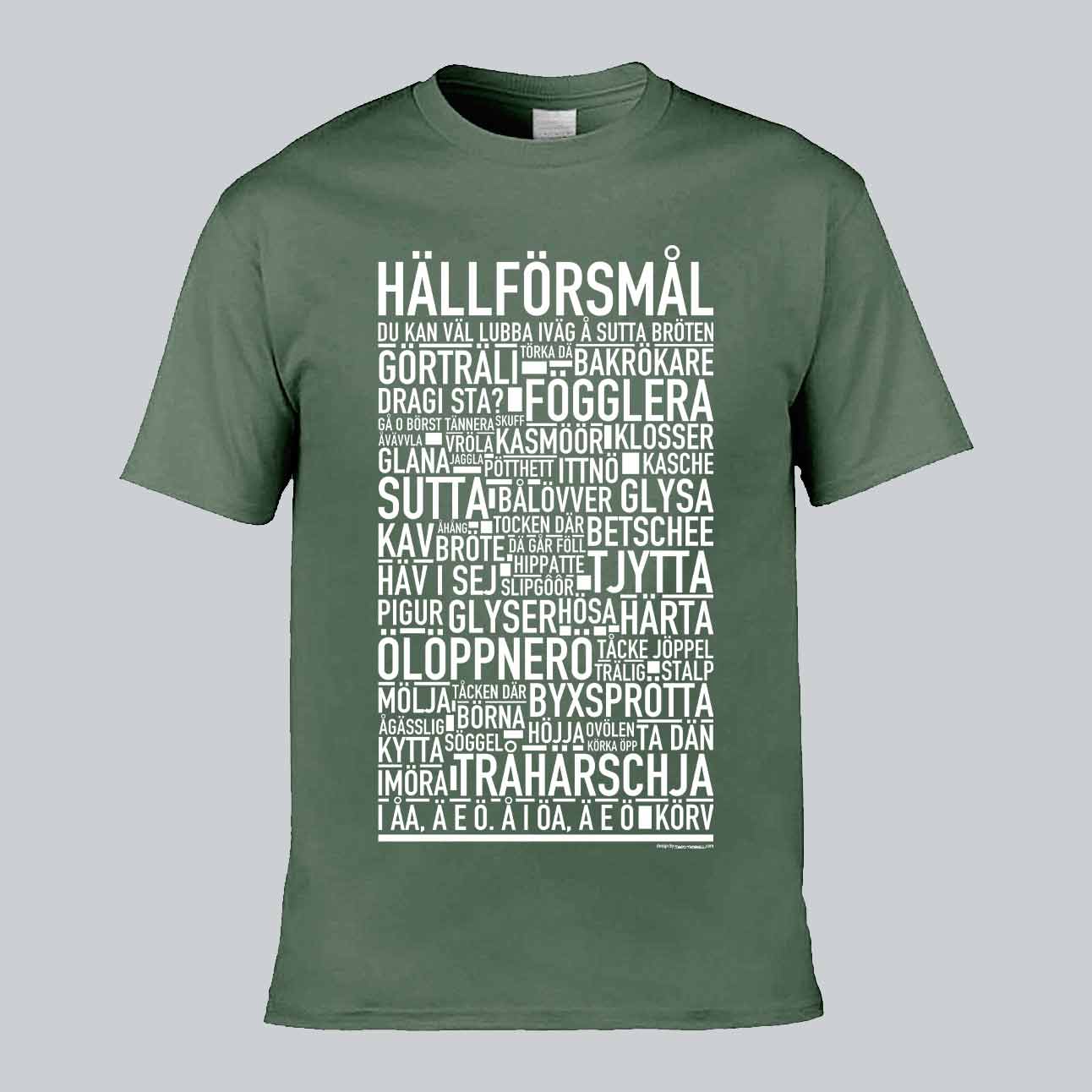 Hällförsmål Dialekt Text T-shirt