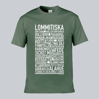 Lommitiska V2 Dialekt Text T-shirt