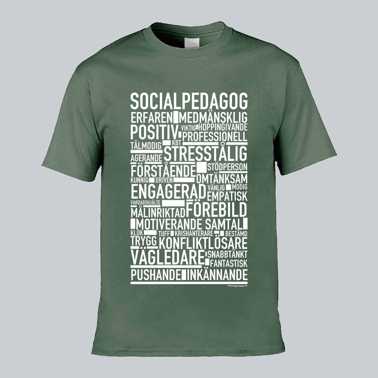 Socialpedagog Text T-shirt