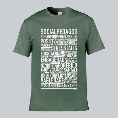 Socialpedagog Text T-shirt