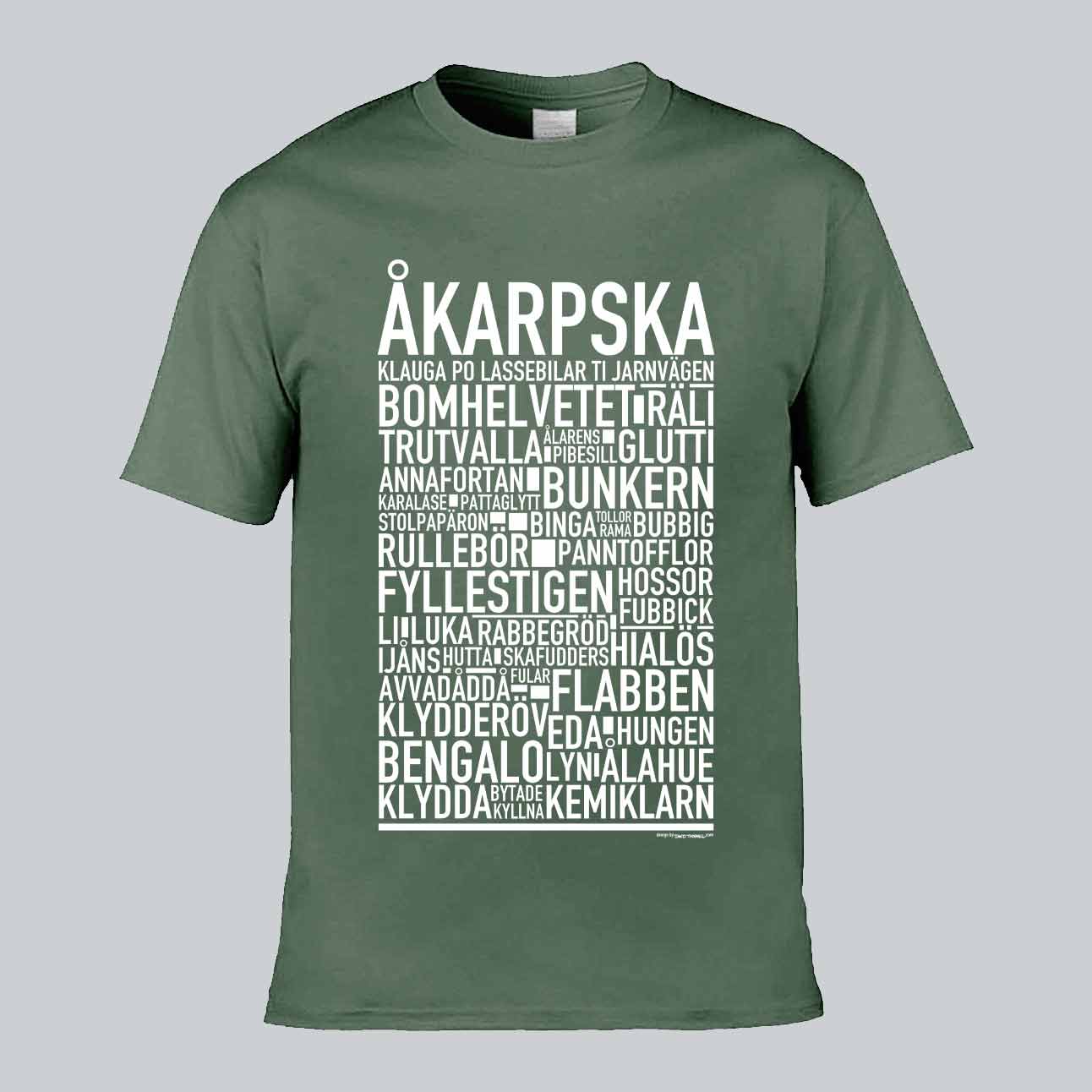Åkarpska Dialekt Text T-shirt