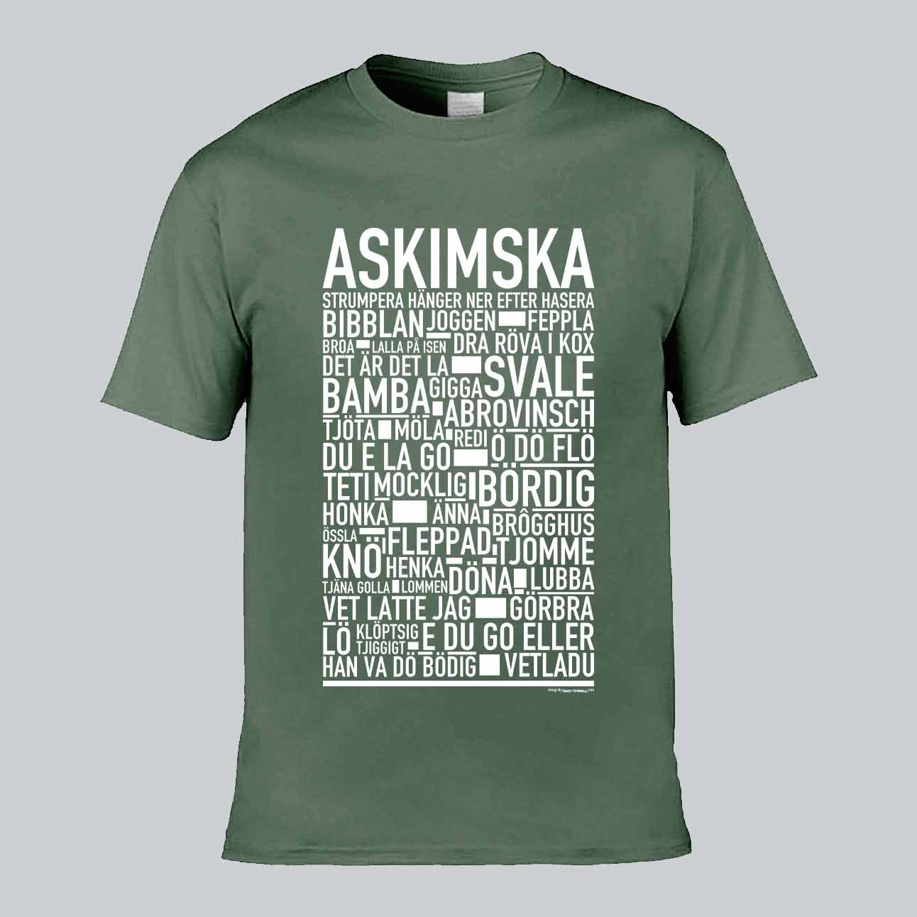 Askimska Dialekt Text T-shirt