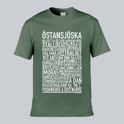 Östansjöska Dialekt Text T-shirt