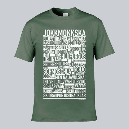 Jokkmokkska Dialekt Text T-shirt