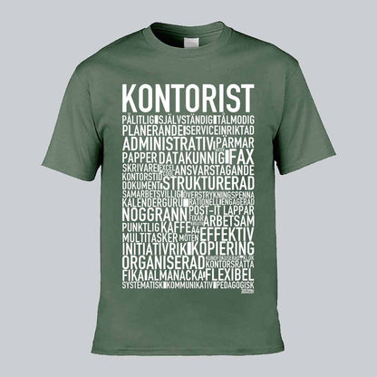 Kontorist Text T-shirt