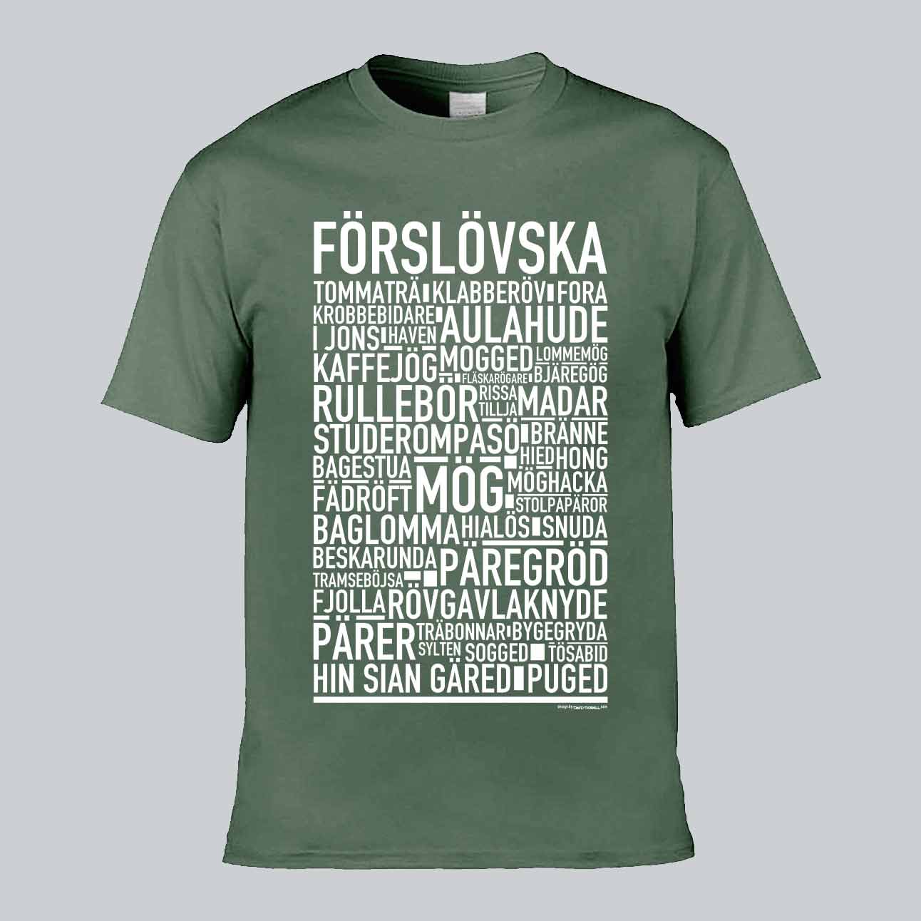 Förslövska Dialekt Text T-shirt