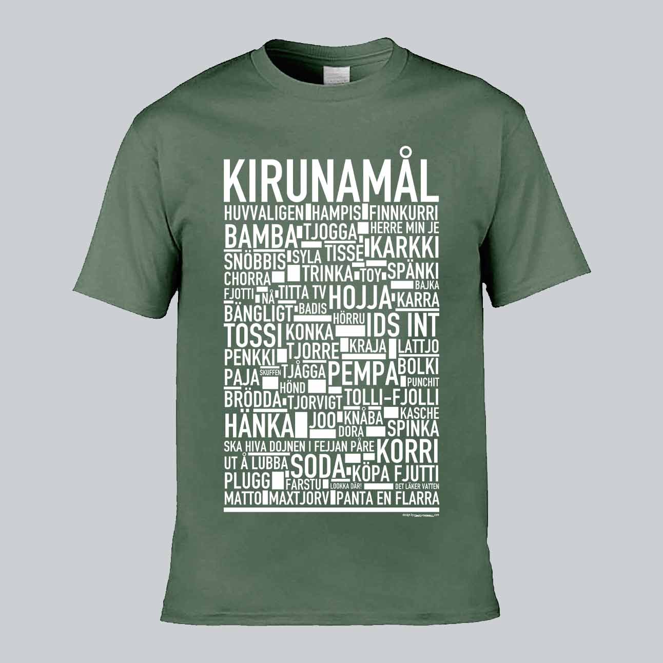 Kirunamål Dialekt T-shirt