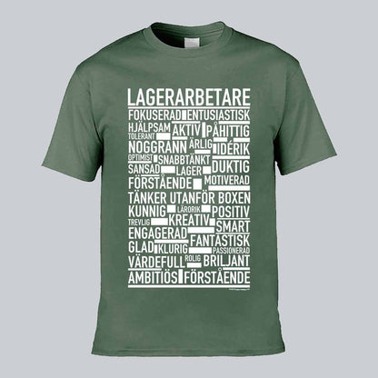Lagerarbetare Text T-shirt