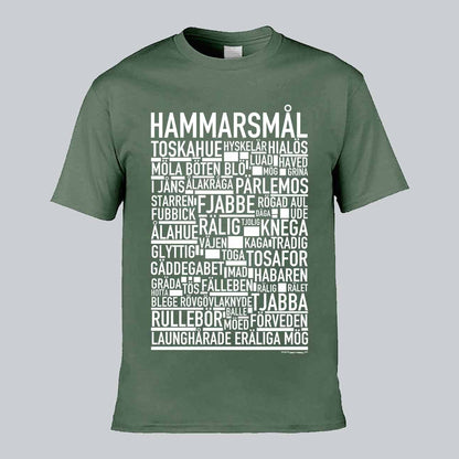 Hammarsmål Dialekt Text T-shirt