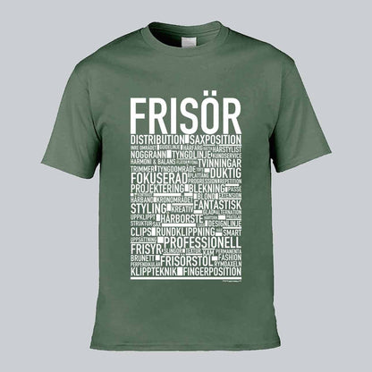 Frisör Text T-shirt