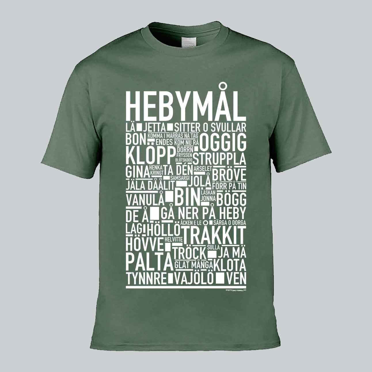 Hebymål Dialekt Text T-shirt