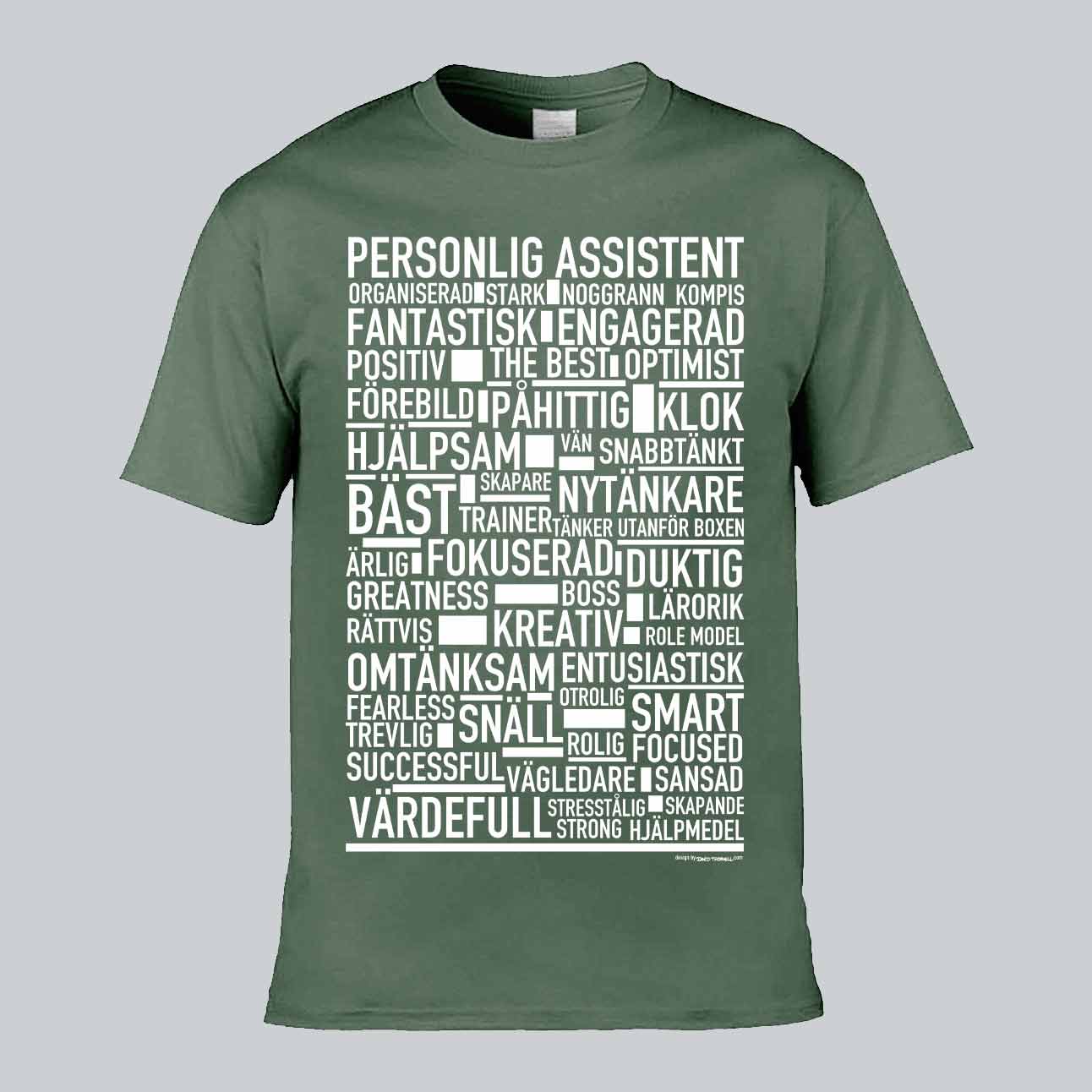 Personlig Assistent Text T-shirt