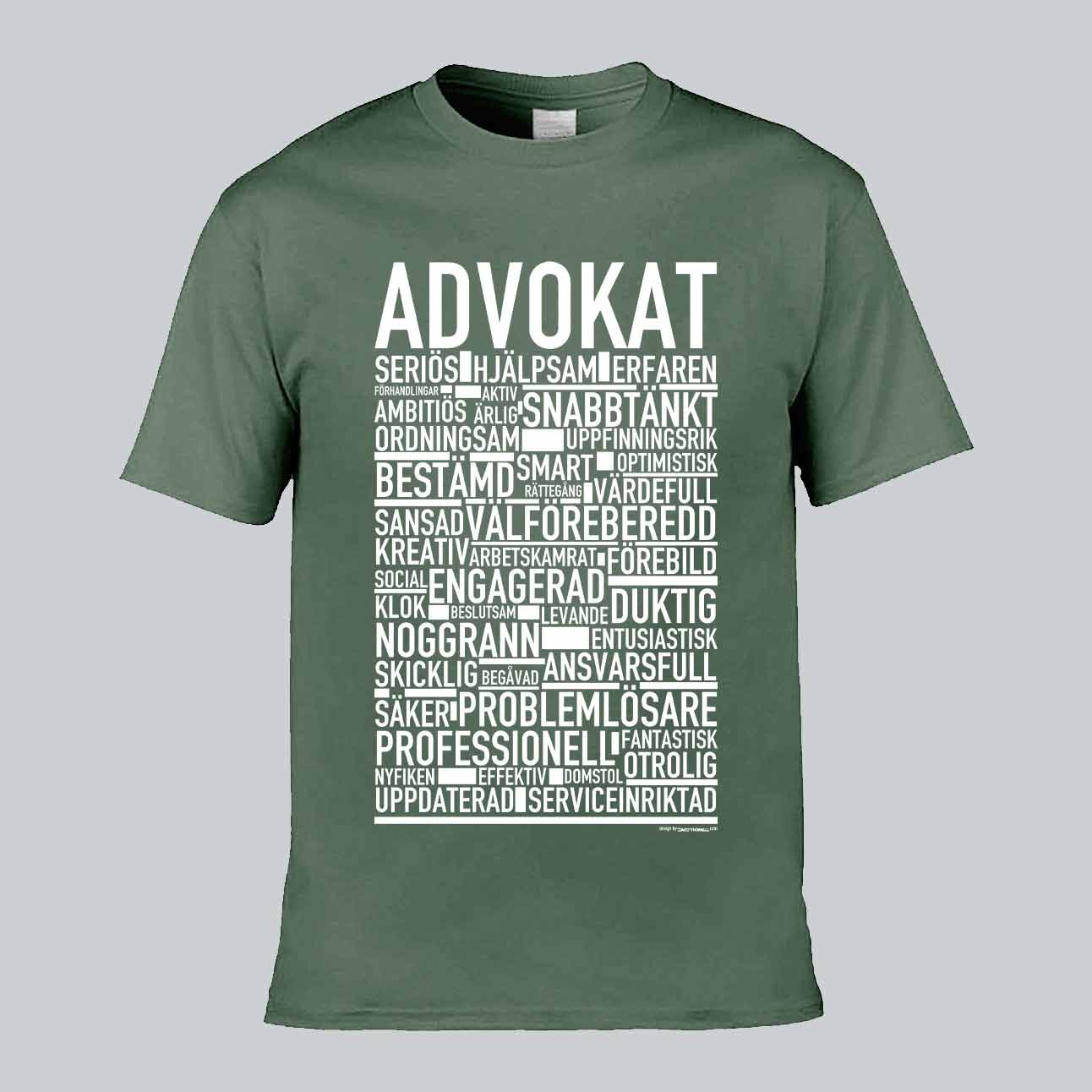 Advokat Text T-shirt
