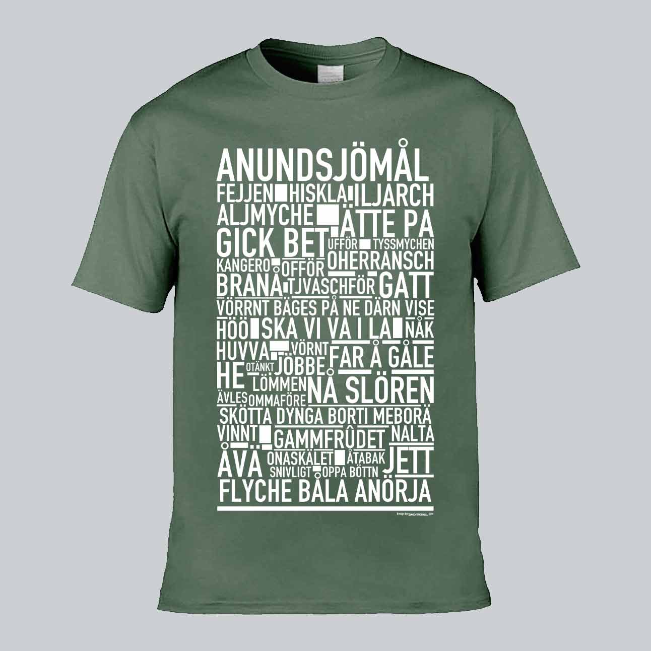Anundsjömål Dialekt Text T-shirt