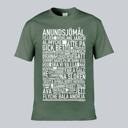 Anundsjömål Dialekt Text T-shirt
