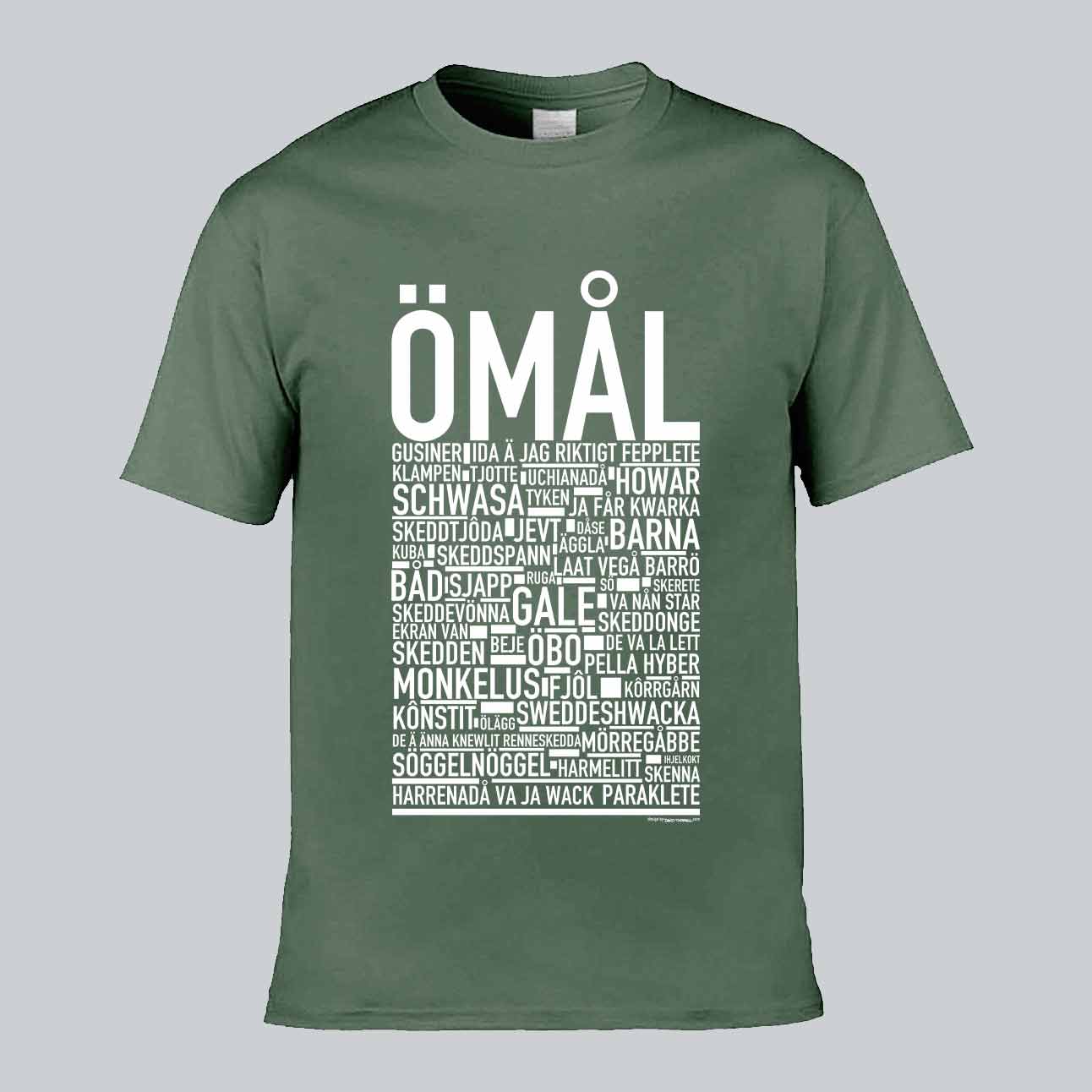 Ömål Dialekt Text T-shirt